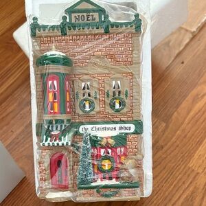Department 56 Noel Christmas Shop Decor - Red and Green